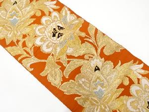 アンティーク　唐花織り出し袋帯（材料）